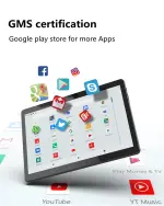 COOPERS Tablet 10 inch, Android 15 Tablet, 32GB ROM 1TB Expand Computer Tablets, Quad Core Processor 6000mAh Battery, 1280x800 IPS Touch Screen, 2+8MP Dual HD Camera, Bluetooth WiFi Tablets PC - Image 8