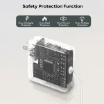 45W Magnetic MacBook Air Charger, Replacement for Mag2 T-Tip Shape AC Power Adapter, Fast Laptop Charging Connector Compatible with MacBook Air 11-inch and 13-inch After Mid 2012 (Between 2012-2017) - Image 4