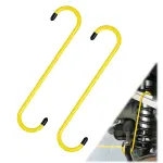 BFXM 2PCS Brake Caliper Hanger Compression Mechanic Tool with Rubber Tips, Durable Steel, Rust-Proof Automotive Tools for Braking, Axle, Suspension, Herramientas para Extensión de Frenos