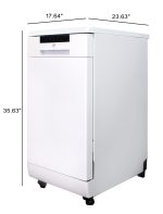 SPT SD-9263W 18″ Energy Star Portable Dishwasher – White - Image 3