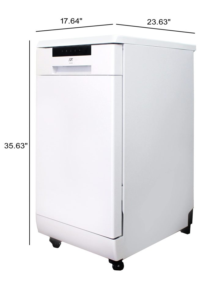 SPT SD-9263W 18″ Energy Star Portable Dishwasher – White - Image 3