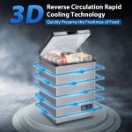 LifePlus Chest Freezer, 4.2 Cubic Feet Small Deep Freezers Top Door with Removable Basket, 7 Temperature Control Energy Saving, Compact Freezer for Home Kitchen Office Dorm Apartment Indoor Use, Grey - Image 6