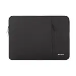 MOSISO Laptop Case 13.3 inch, 13-13.3 inch Laptop Sleeve Compatible with MacBook Air/Pro 13/Pro 14 M5 M4 M3 M2 M1, HP Dell ASUS Lenovo,Polyester Vertical Computer Sleeve Bag with Pocket, Black