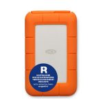 LaCie Rugged USB-C, 5TB, Portable External Hard Drive, Drop, Shock, Dust, Rain Resistant, for Mac & PC (STFR5000800)