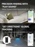 Lmrbelec Wallet Tracker Card for Apple & Android, Find My Credit Card Tracker for Wallet, Luggage, Passport, Rechargeable Tracking Card Works with Apple Find My & Google's Find Hub (Black, 1 Pack) - Image 6