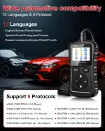 XIAUODO OBD2 Scanner Car Code Reader Support Voltage Test Plug and Play Fixd Car CAN Diagnostic Scan Tool Read and Clear Engine Error Codes for All OBDII Protocol Vehicles Since 1996（Black） - Image 5