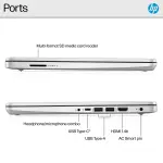 HP Ultrabook 14 Laptop Computer Business Study & Home 2025, Lifetime MS Office + Windows 11 Pro, Quad-Core Intel CPU, 16GB RAM & 628GB Storage (128GB UFS+500GB Ext), Wi-Fi 6, HubxcelAccessory, Silver - Image 2