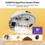 roborock Q7 M5+ Robot Vacuum and Mop, Upgraded from Q5 Max+, Up to 7-9 Weeks Self-Empty, 10000Pa Suction, Dual Anti-Tangle System for Pet Hair & Carpet, PreciSense LiDAR Navigation, App Control, White - Image 9