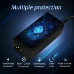 QFA 90W Universal Laptop Charger AC Adapter Compatible with Lenovo HP Dell Acer Asus Samsung IBM Sony Fujitsu Gateway Notebook Ultrabook Chromebook Computer Charger Power Supply Cord with 15 Tips - Image 3