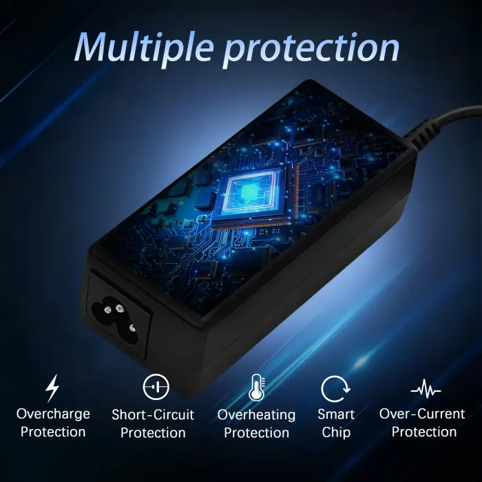 QFA 90W Universal Laptop Charger AC Adapter Compatible with Lenovo HP Dell Acer Asus Samsung IBM Sony Fujitsu Gateway Notebook Ultrabook Chromebook Computer Charger Power Supply Cord with 15 Tips - Image 3