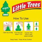 LITTLE TREES Car Air Freshener | Hanging Paper Tree for Home or Car | Vanillaroma | 3 Pack - Image 3