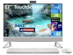 Dell 27 AIO EC27250 All-in-One (Replaces Inspiron) 27" Touch IPS FHD Display (Intel Core 7 150U, 32GB DDR5, 1TB M.2 SSD, MX570 A, WiFi 6E, Webcam, Bluetooth 5.3, Win 11 Pro)