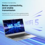 INHONLAP Laptop Computer, 16GB RAM 256GB SSD Laptops, 6500Y Processor (up to 3.4GHz), 15.6" FHD IPS Display, Laptop for Student and Business, WiFi 5, BT 5.0, Sliver - Image 5