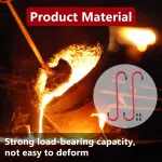 BFXM 2PCS Brake Caliper Hanger Compression Mechanic Tool with Rubber Tips, Durable Steel, Rust-Proof Automotive Tools for Braking, Axle, Suspension, Herramientas para Extensión de Frenos - Image 5