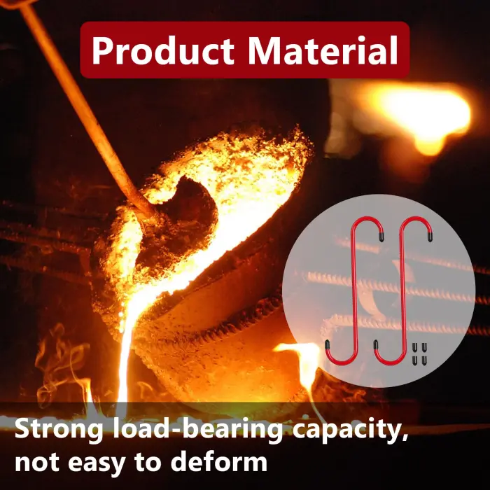 BFXM 2PCS Brake Caliper Hanger Compression Mechanic Tool with Rubber Tips, Durable Steel, Rust-Proof Automotive Tools for Braking, Axle, Suspension, Herramientas para Extensión de Frenos - Image 5