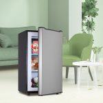 Maine Upright Freezer 3.6 Cu.Ft Mini Freezer with Reversible Stainless Steel Door Freestanding Compact Freezer with 3 Adjustable Thermostat, Small Freezer for Apartment Dorm (Silver) - Image 2