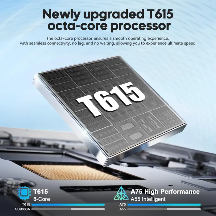 2026 11 inch Tablet, Android 15 Tablet with Keyboard, 24GB RAM+128GB ROM(2TB Expand), 8000mAh, Gemini AI, 2.4G/5G WiFi, BT5.0, GMS, Octa-core, 2 in 1 Tablets with Case, Mouse, Stylus(Black Case) - Image 3