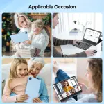 2026 11 inch Tablet, Android 15 Tablet with Keyboard, 24GB RAM+128GB ROM(2TB Expand), 8000mAh, Gemini AI, 2.4G/5G WiFi, BT5.0, GMS, Octa-core, 2 in 1 Tablets with Case, Mouse, Stylus(Black Case) - Image 2