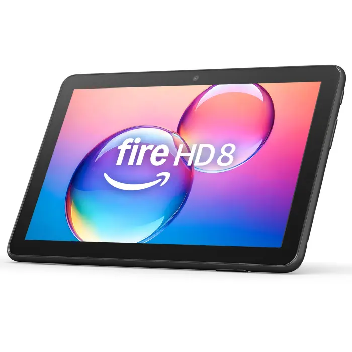 Amazon Fire HD 8 tablet (newest model), 8” HD Display, 3GB memory, 32GB, designed for portable entertainment, Black - Image 1