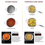 Duxtop Built-in Induction Cooktop, Portable Countertop Burner, Sensor Touch Induction Burner, 170-Minute Timer, Safety Lock, 1800W BT-200T1/8600BI - Image 4