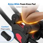 MERACH Ab Machine, Adjustable Ab Trainer Machine, AB Workout Equipment for Home Gym, Independent Dual Tracks for Mountain Climber, Foldable for Home Exercise, Load Capacity 440 LBS (Black) - Image 5