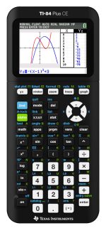 Texas Instruments TI-84 Plus CE Color Graphing Calculator, Black