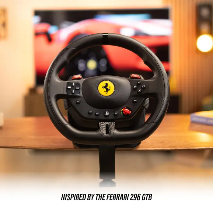 Thrustmaster T98 Ferrari 296 GTB Racing Wheel and Pedal Set (compatible with PS5, PS4 & PC) - Image 7