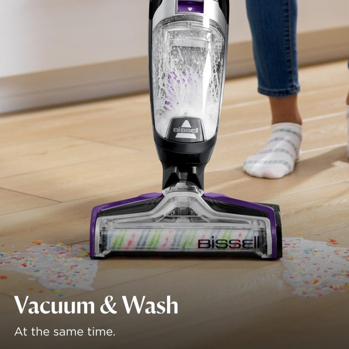 BISSELL Crosswave Pet Pro All in One Wet Dry Vacuum Cleaner and Mop for Hard Floors and Area Rugs, Purple, 2306A - Image 3