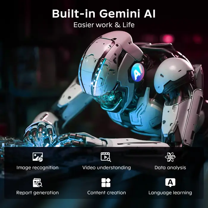 Android 16 Tablet 11 Inch with Gemini AI, T7250 Octa-Core, 24GB RAM + 256GB ROM /2TB TF, 16MP+8MP, 1920x1200 IPS HD Display, 8000mAh, Widevine L1, GPS, 2 in 1 Tablets with Keyboard Mouse Stylus - Image 7