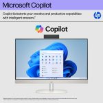 HP 24 Touchscreen All-in-One Desktop Computer for Home and School, Intel Processor, 23.8" FHD Display, 16GB DDR4 RAM, 1TB PCIe SSD, WiFi 6, Bluetooth 5.3, Business AIO, White - Image 6
