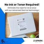 Zebra ZD220 Thermal Desktop Printer 4"| 203 DPI | No Ink Required | USB Connectivity | 2 Year Warranty | Direct Thermal | Z-Spark Series - Image 6