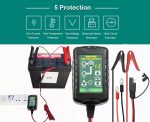 6V 12V Battery Charger 1.5A Automatic Battery maintainer trickle Battery Charger Smart Float Charger for auto car Motorcycle Lawn Mower Boat Motorcycle Snowmobile - Image 5