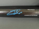 Jackson Chourio Milwaukee Brewers Autographed Signed Black Baseball Bat Beckett Hologram - Image 3