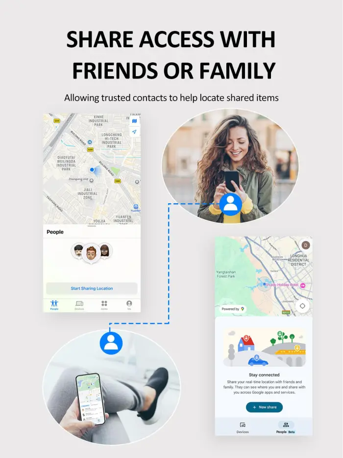 Lmrbelec Wallet Tracker Card for Apple & Android, Find My Credit Card Tracker for Wallet, Luggage, Passport, Rechargeable Tracking Card Works with Apple Find My & Google's Find Hub (Black, 1 Pack) - Image 3