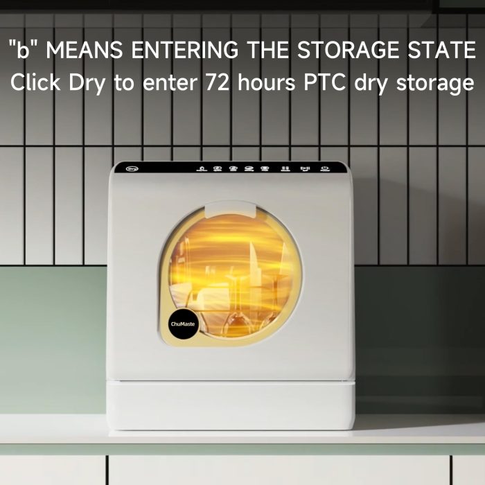 ChuMaste Dishwasher Machine.Countertop Dishwasher With Tank Portable Dishwasher Two Water Supply Methods, Suitable For Apartments And Rvs. - Image 5