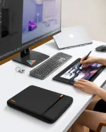 tomtoc 360° Protective Laptop Sleeve for 13-inch New MacBook Air M4/A3240 2025, M3/A3113, M2/A2681 M1/A2337 A2179 A1932, 13-inch MacBook Pro M2/A2686 M1/A2338, Water-Resistant Computer Case Bag - Image 4