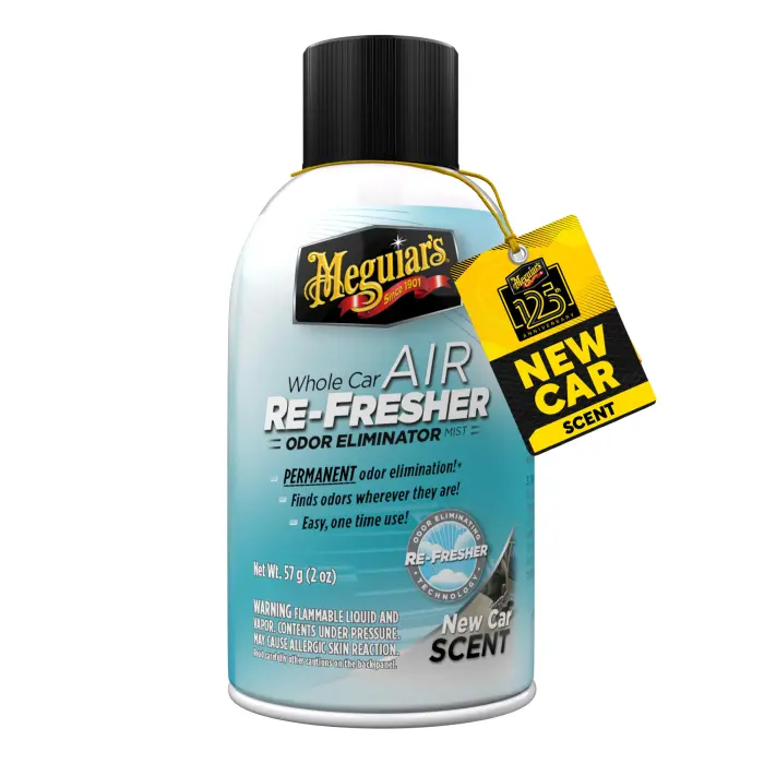 71I7rKcO2-L Meguiar's G16402 Whole Car Air Re-Fresher Odor Eliminator Mist, New Car Scent, 2 Fluid Ounces - Image 1