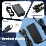65W USB-C Laptop Charger Compatible with Lenovo Thinkpad T470 T470S T460 E531 E570 E560 L470 L460 L440Yoga/Chromebook C330 S330 100e 300e AC Adapter Power Cord - Image 2