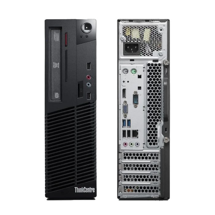 Lenovo ThinkCentre M79 SFF Desktop Computer PC, AMD A8-7600B 3.1GHz, Up to 3.8GHz, 8GB RAM, 128GB SSD, Mouse, Keyboard, USB WiFi+BT, Windows 11 Pro (Renewed) - Image 4