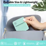 LECHPRO® Label Makers, Label Maker Machine with Tape, Bluetooth Label Maker, Portable Thermal 2 Inch Label Printer for Small Business, Barcode, Address, Logo, Clothing, Sticker Printer for Phones - Image 2