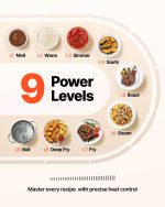 VEVOR Built in Electric Stove Top, 30 inch 5 Burners Ceramic Cooktop, 240V Glass Radiant Cooktop with Sensor Touch Control, Timer & Child Lock Included, 9 Power Levels for Simmer Steam Slow Cook Fry - Image 7