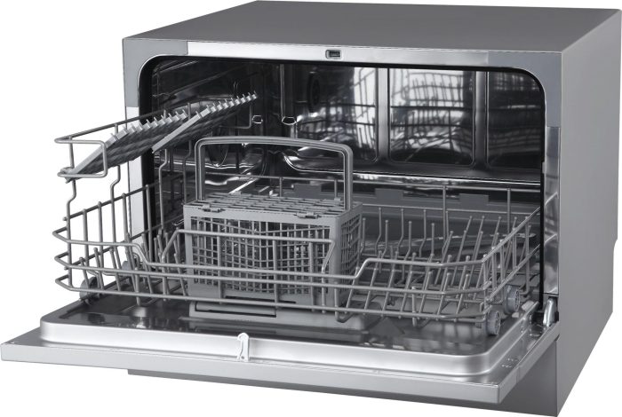 EdgeStar DWP63 21-5/8 Inch Wide 6 Place Setting Countertop Dishwasher - White - Image 5