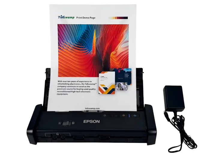 DS-320 Workforce Duplex Color Document Scanner J391B, Bundle with AC Adapter - Image 1