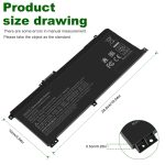 SA04XL SAO4XL Battery for HP Envy X360 15m-ds0011dx 15m-dr0012dx 15m-dr0011dx 15m-ds0xxx 15m-dr0xxx 15t-dr100 15m-dr1xxx 17t-cg100 17-cg100 15M-DR 15M-DS SA04055XL L43267-005 L43248-AC2 HSTNN-OB1F - Image 9