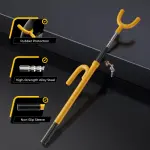 SURDOCA Upgraded Car Steering Wheel Lock Anti-Theft Device, Steering Wheel Locks for Car SUV, Easy Installation, Rubber Protection, Extendable Universal Security Device - Image 2