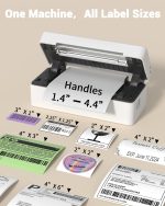 Labeer Bluetooth Thermal Label Printer, 4x6 Shipping Label Printer for Shipping Packages, Small Business Office or Home, Compatible with Phone&Pad&PC,Support Ups/Shopify/Ebay&More (White) - Image 5