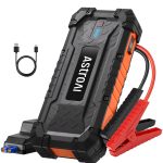 AstroAI S8 Ultra 4000A Car Jump Starter, Jump Box up to All Gas Engines & 12L Diesel, 12V Portable Power Bank with USB/Type-C Ports, 3 Modes LED Flashlight, Auto Battery Booster with Jumper Cable