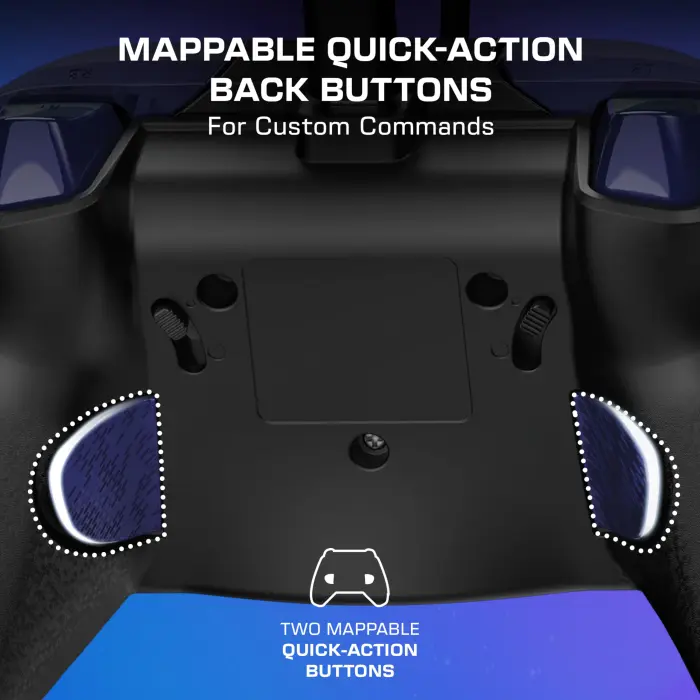 Turtle Beach Rematch Advanced Wired Gaming Controller for Xbox & PC – Lenticular, Multi-Design, Remappable Buttons, Hall-Effect Hair Triggers, 8ft Cable, Officially Licensed by Xbox – Dark Cosmos - Image 6