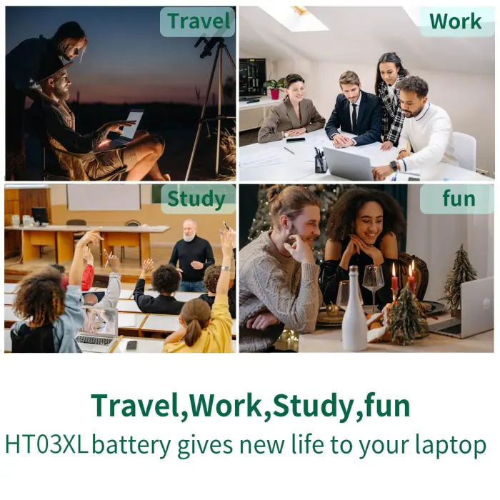 HT03XL L11119-855 Laptop Battery for HP Pavilion 14-CE 14-CF 14-DF 15-CS 15-DA 15-DB 15-DW 17-by 17-CA Series 15-CS0053CL 15-DW0033NR 15-DA0014DX L11421-542 L11421-2C2 HSTNN-UB7J HSTNN-DB8R HT03041XL - Image 5