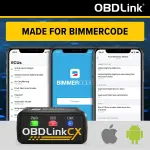 OBDLink CX Bimmercode Bluetooth 5.1 OBD2 Adapter for BMW/Mini, Works with iPhone/iOS & Android, Car Coding, OBD II Diagnostic Scanner - Image 6